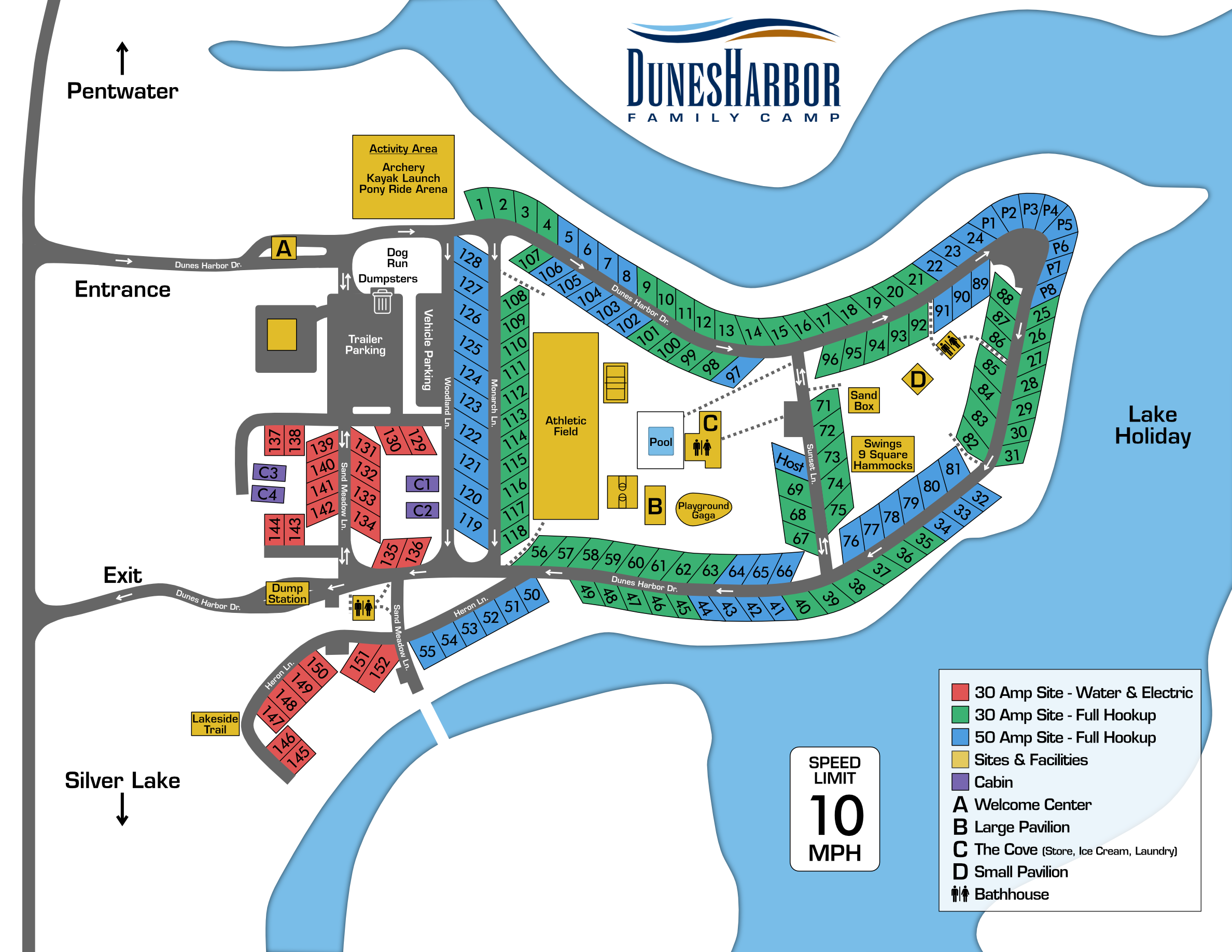 Map of Dunes Harbor