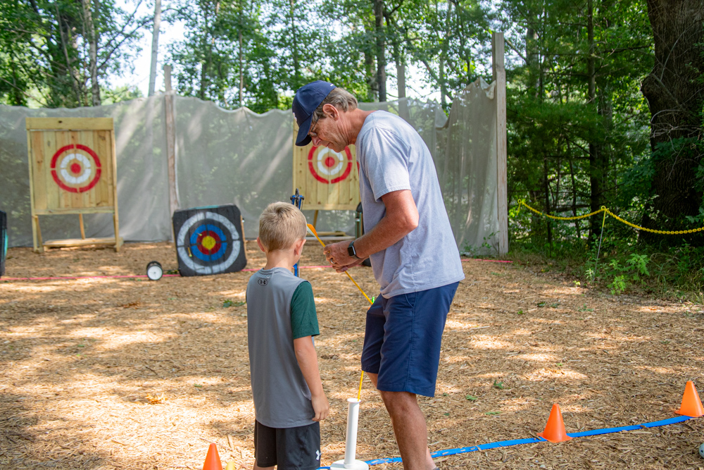 Archery, one of many fun activity options at Dunes Harbor!
